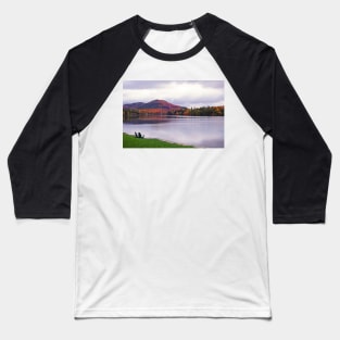 Adirondack Chairs in the Adirondacks. Mirror Lake Lake Placid NY New York Mountain Baseball T-Shirt